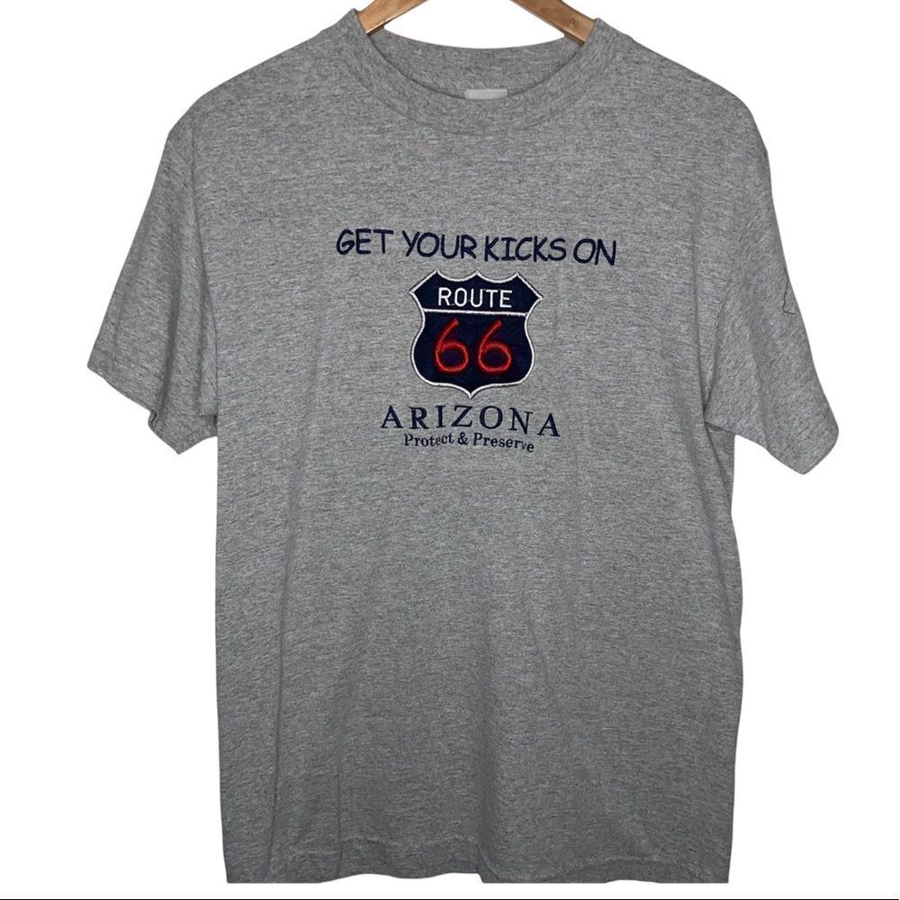 Route 66 - Arizona embroidered graphic T-shirt